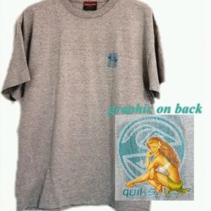 Quicksilver Men's NWOT Gray T-shirt Sz L